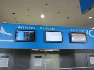 Arrivées T2C aéroport roissy