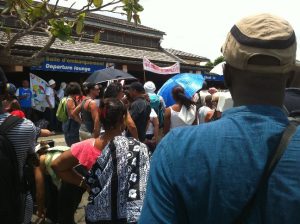 Aéroport de mayotte Manifestation des fonctionnaires