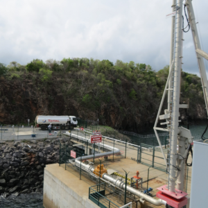 Le terminal pétrogazier de Longoni