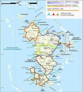 La carte du projet de transport interurbain présenté à Thierry Repentin