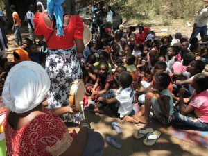 Porter des projets pour les jeunes (ici Association Nya Moja)