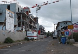 Le quartier de Mgombani en plein chantier