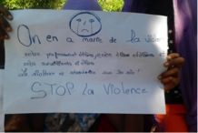 Action des profs d’EPS contre les agressions