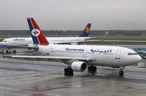 Un avion de la Yemenia Airways