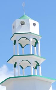 Le minaret de la grande mosquée du vendredi de Kawéni