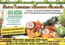 Acoua: Prochain marché paysan ce dimanche matin dès 7 heures