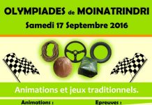 Fête à Moinatrindri ce samedi: des «Olympiades» et de nombreuses animations