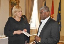 Europe: Le président Soihabadine Ibrahim Ramadani a rencontré la Commissaire européenne Corina CRETU