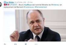 Remaniement ministériel: Bruno Le Roux à l'Intérieur, seule personnalité à entrer au gouvernement