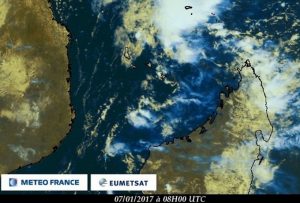 L'image satellite de la région ce samedi matin