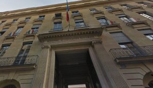 Le ministère de l'Education nationale, rue de Grenelle à Paris