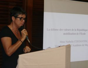 Une journée placée sous le Trinôme académique pour Nathalie Costantini