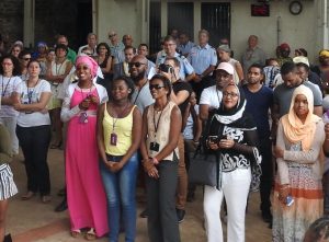 Une partie du personnel hospitalier assiste aux vœux 