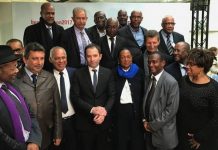 Benoît Hamon reçoit des élus ultramarins dont Ibrahim Aboubacar