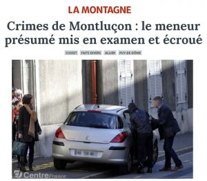 Capture d'écran du journal La Montagne