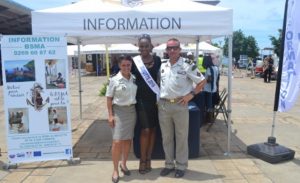 Le village du BSMA avec Miss Mayotte comme marraine, pour convaincre les jeunes filles de sauter le pas