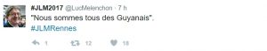 Mélenchon Nous sommes tous des Guyanais