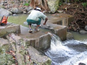 Mesure du débit d'une rivière