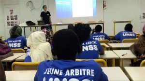 La formation théorique pour les jeunes arbitres ce mercredi