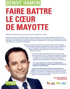 B Hamon Faire battre le coeur de Mayotte