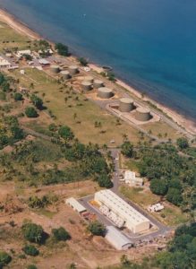 La centrale des Badamiers sort de terre en 1987