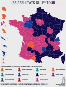 Présidentielles Les résultats du 1er tour par département