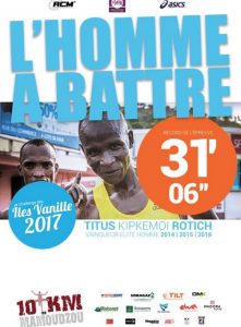 10km Mamoudzou 2017 L'homme à battre