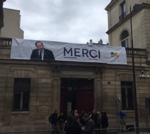 "Merci", le message du PS au président Hollande ce dimanche 14 mai 2017