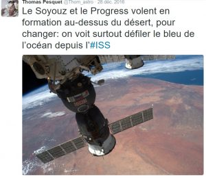 ISS Au dessus du désert