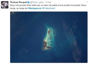 ISS Pesquet Mada Nosy Iranja