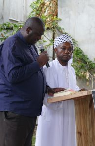 Union de prière entre Mmadi Youssouf et le père Bienvenu