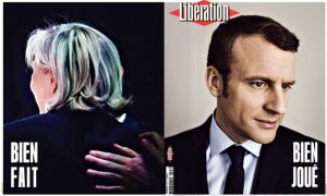 La Une du journal Libération ce lundi