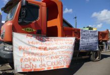 Saccage des locaux à la Colas