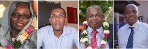 De gauche à droite : Ramlati Ali, Elad Chakrina, Mansour Kamardine et Ibrahim Boinahery