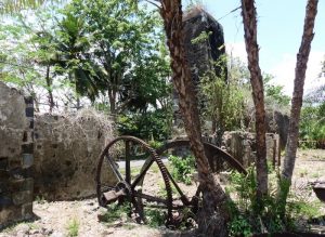 Vestige de l'usine sucrière d'Hajangua