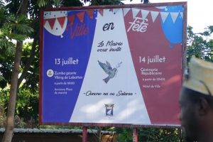 Affiche mairie mamoudzou 14 juillet
