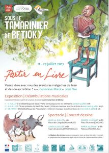 Partir en livre affiche