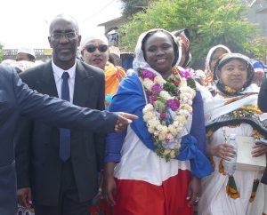 Ramlati Ali, salouva bleu-blanc-rouge, le 1er juillet dernier