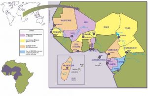 17 pays francophones associés au sein de lAsecna