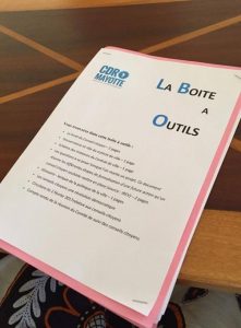 La "boîte à outil", un dossier remis pour aiguiller les participants