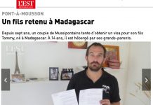Le combat d’un couple de métropolitains pour obtenir un visa pour leur fils malgache