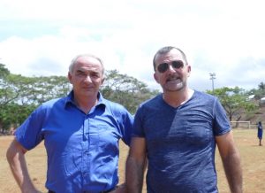 Hervé Curat (à droite) et Jean-Maurice Soldan