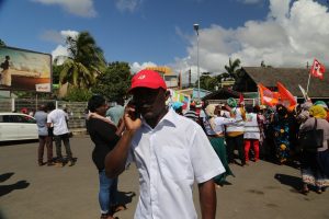 Boinahedja Haoussi, président de l'intersyndicale