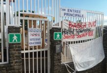 La grève se poursuit au CHM, l’entrée est toujours bloquée