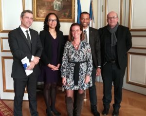 Chrystel de Bricourt et Mirhane Abdallah reçus par Gaëlle Nerbard