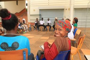 Fathia Hamadi est revenue à Mayotte pour "écouter les jeunes"