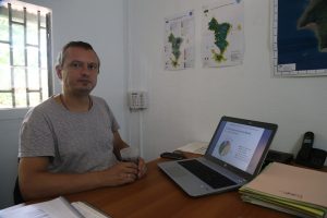 Nicolas Valy, responsable de l'antenne de Mayotte du conservatoire botanique national