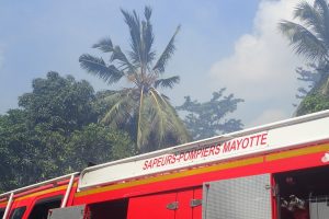 Les pompiers mobilisés pour un incendie 