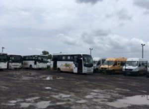 Rassemblement des véhicules au terre-plein de Mtsapéré ce mercredi matin