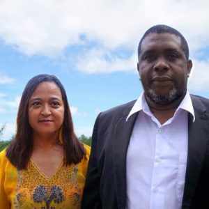 Mikidadi Abdullah et Christine Rahatijaona 